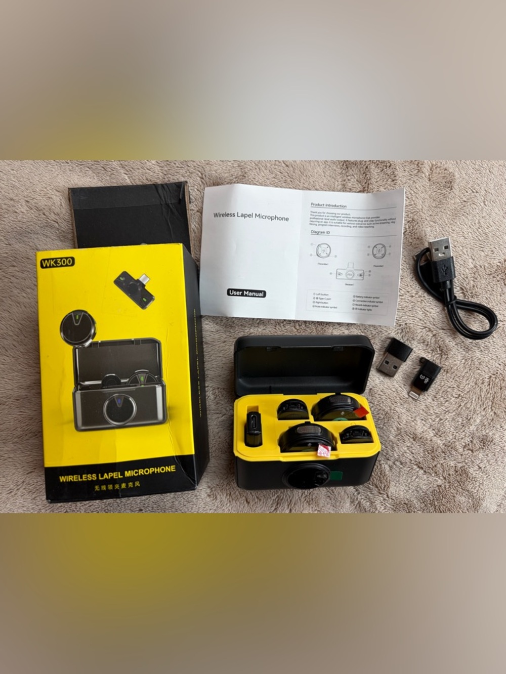 Magnetism Wireless Lavalier Microphone | Clip-On Mic Noise Reduction